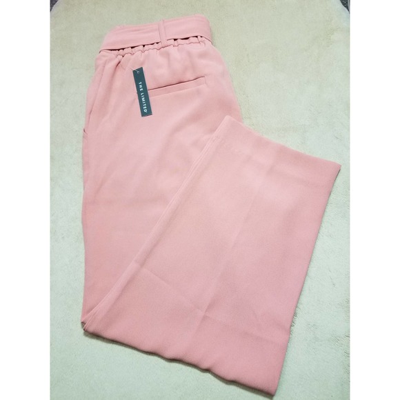 THE LIMITED NWT Women's Tie Waist Crop Casual Pants Pockets Size 8 Color… - Picture 5 of 12